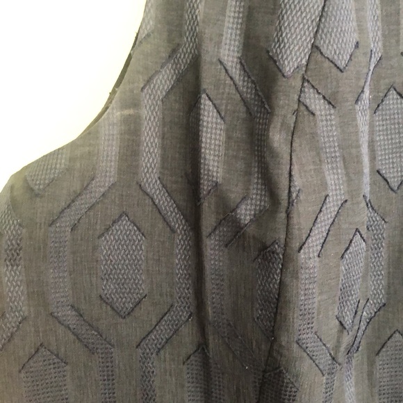 Banana Republic Factory Navy Blue Jacquard Shift Dress Sz 16 - Picture 2 of 5